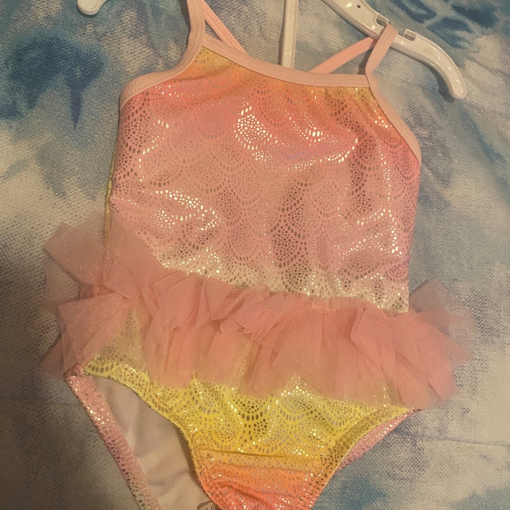 Multicolored One Piece Swimsuit
